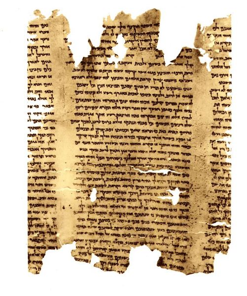 Fragment from Isaiah Scroll
